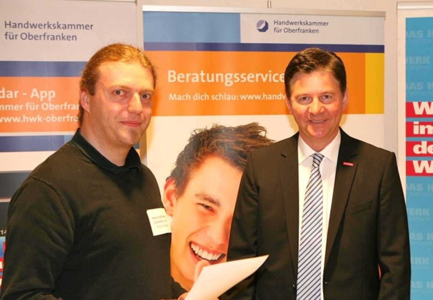 Herr Rudorf / Herpich & Rudorf GmbH&Co.KG mit Herrn Herpich, Kreishandwerksmeister