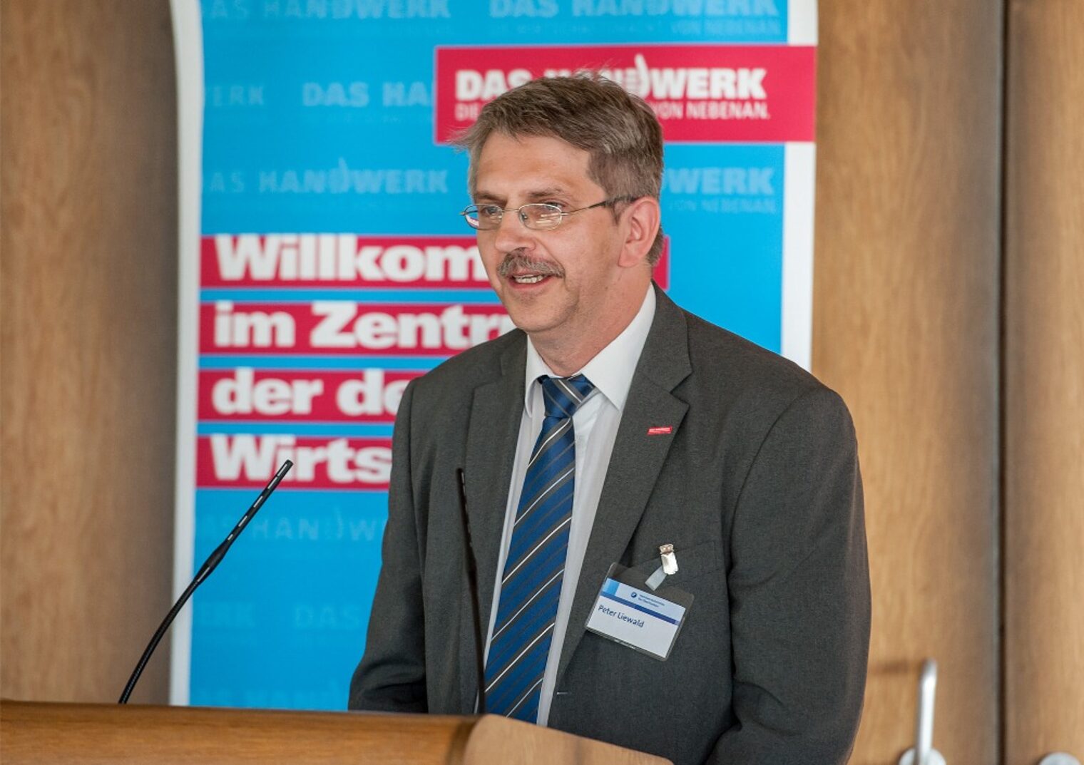 Peter Liewald, Ausbildungsakquisitör von der HWK Bayreuth