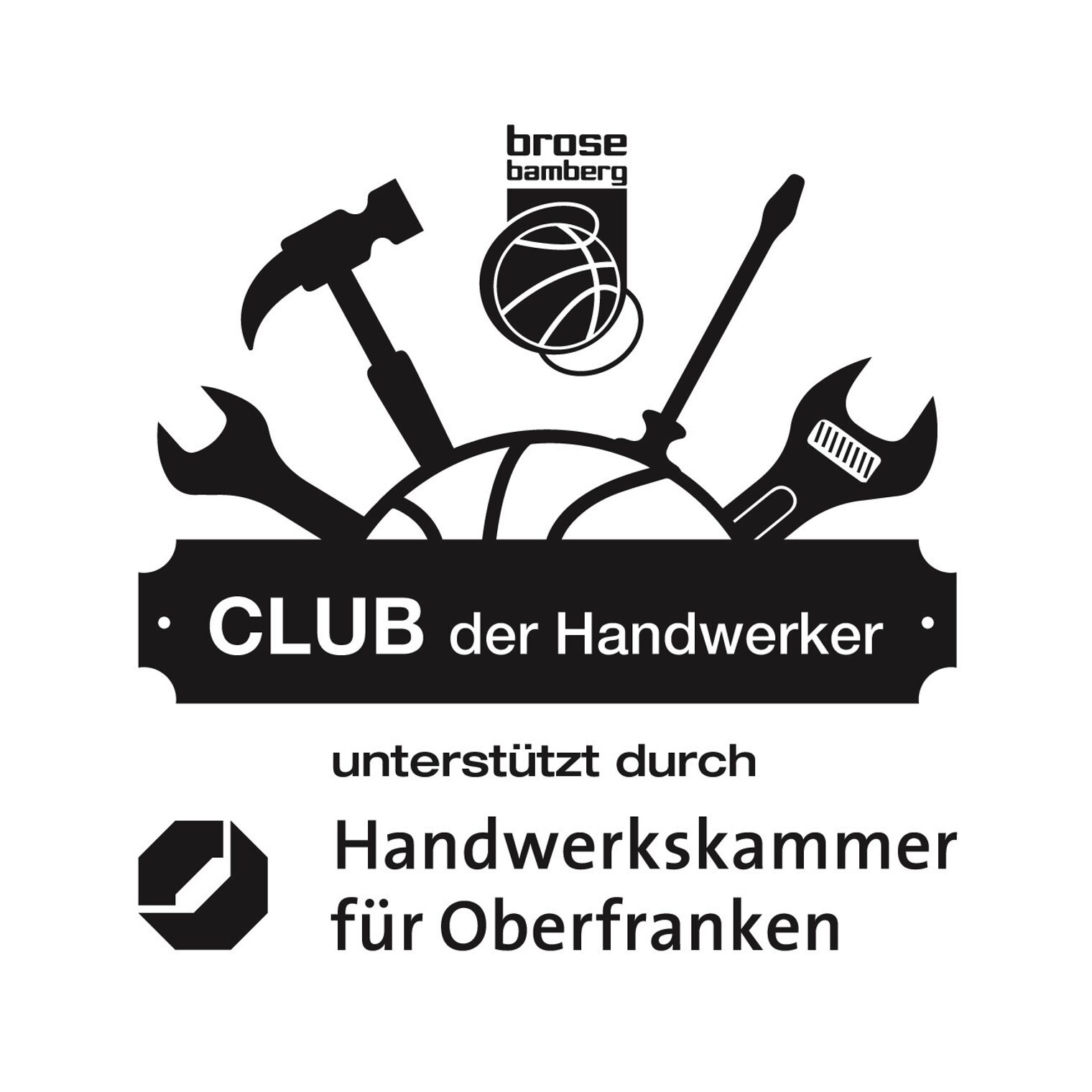 Kooperation Brose_Logo Club der Handwerker_schwarz