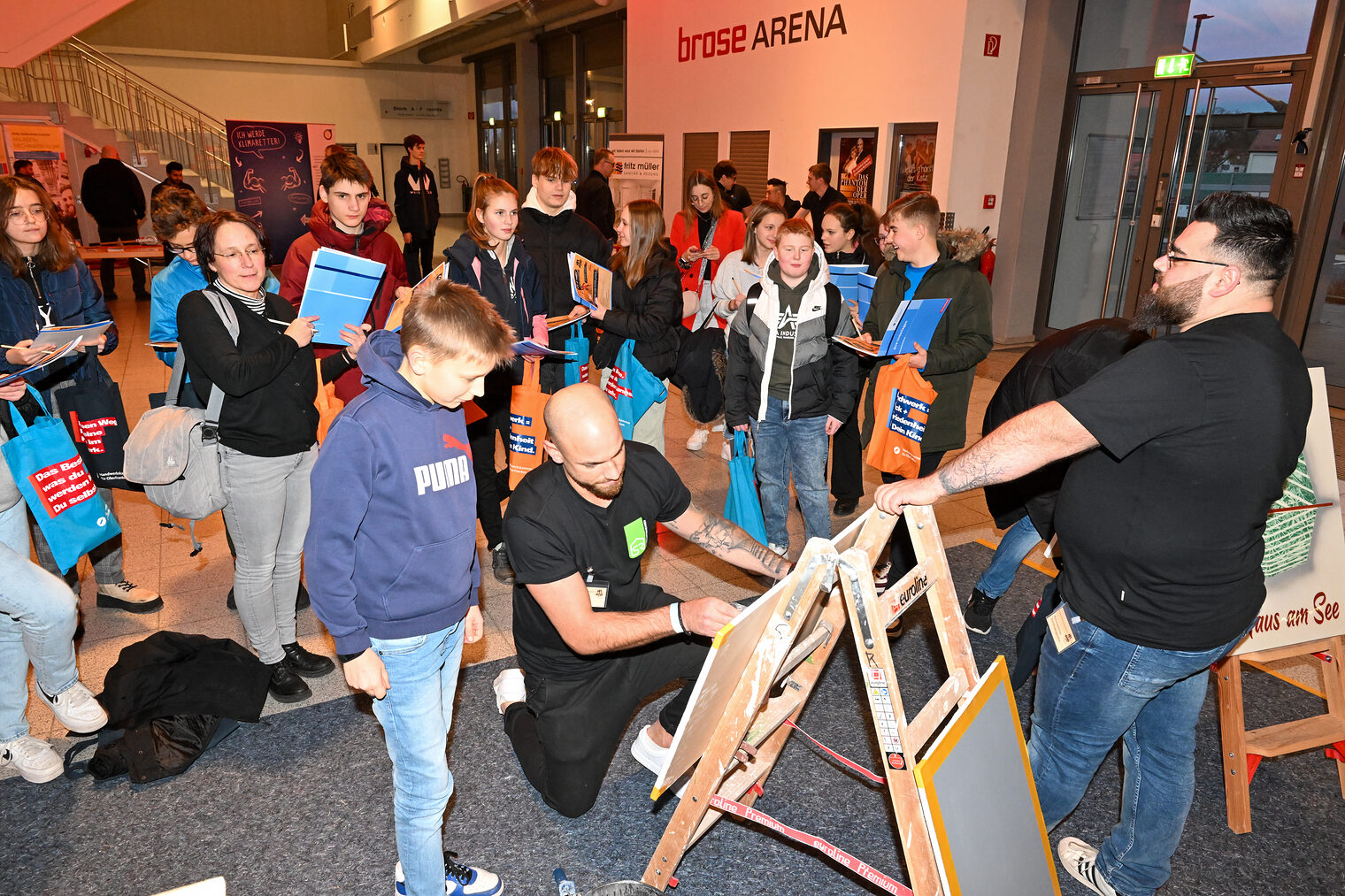 Tag des Handwerks in der Brosearena Foto: Ronald Rinklef