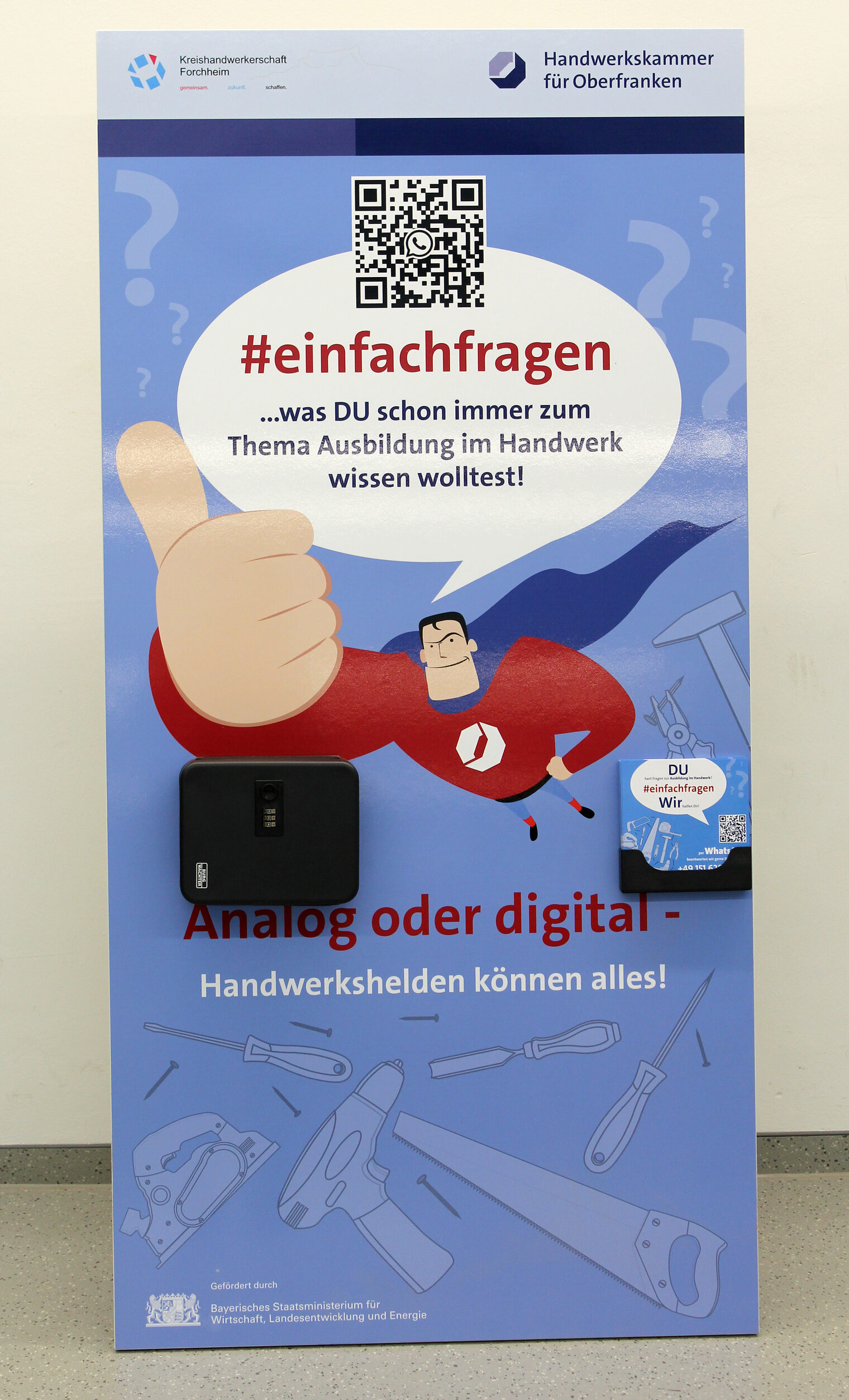 Fragen erwünscht - egal ob analog oder digital.