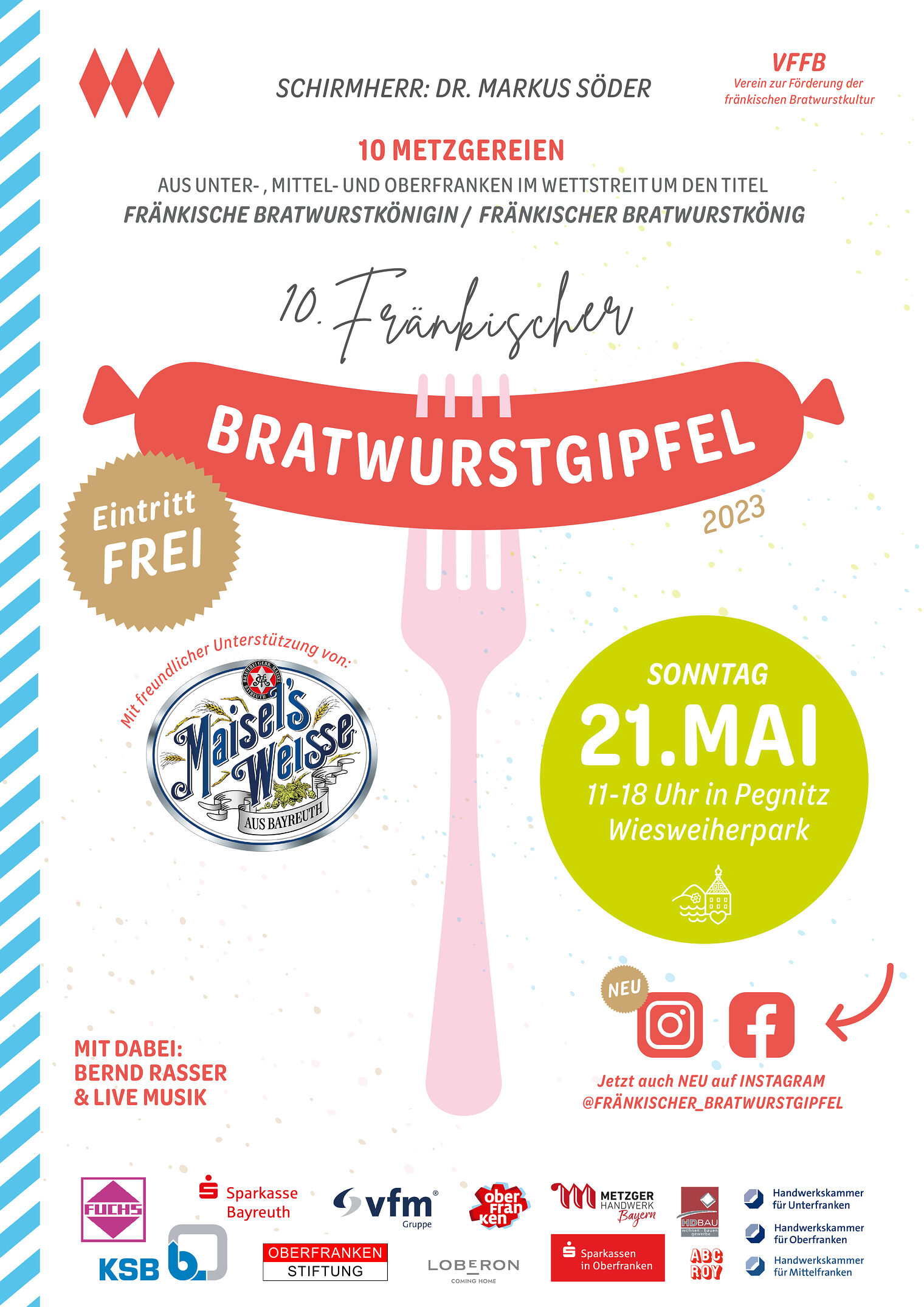 Plakat Bratwurstgipfel 2023