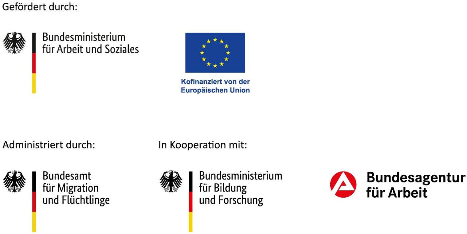 Förderlogos 2-zeilig