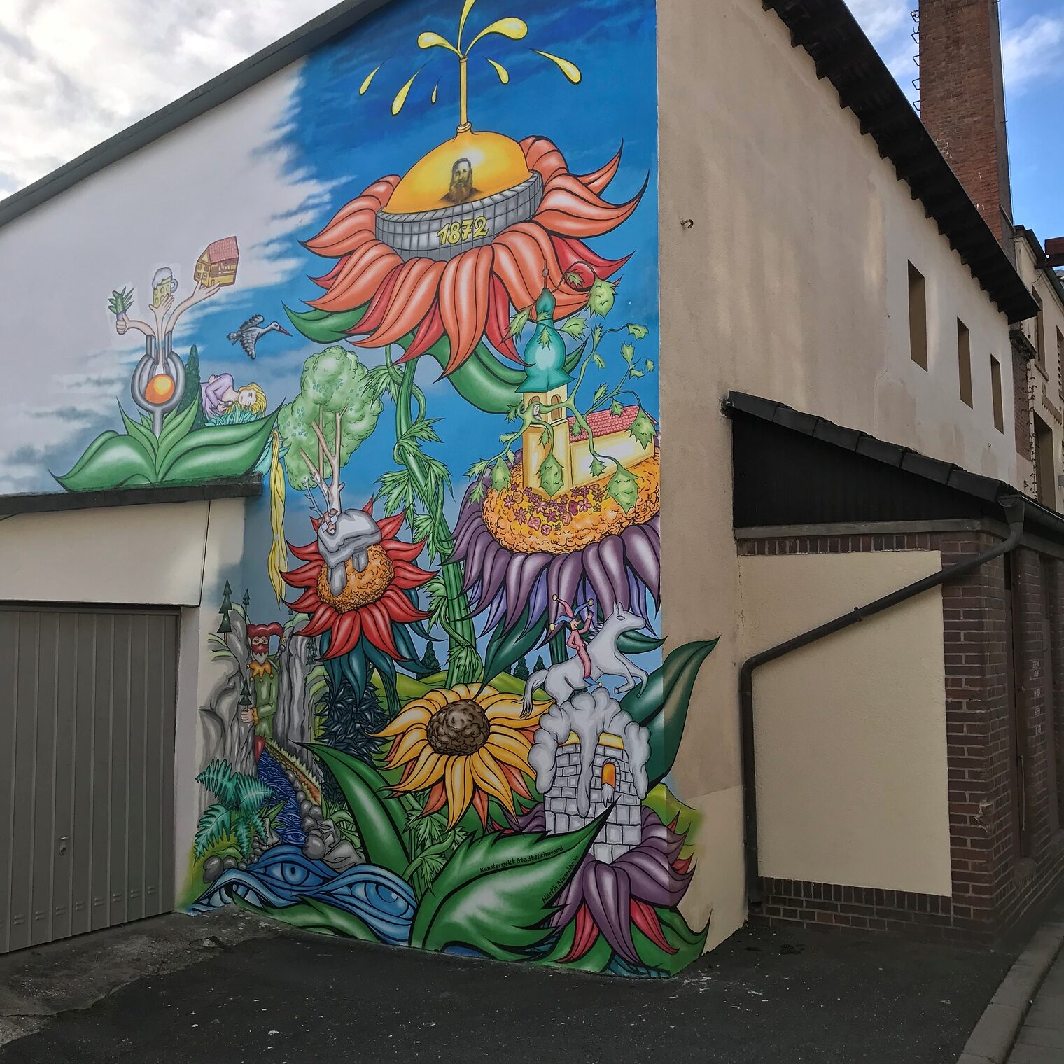 Malerei Hauswand_2
