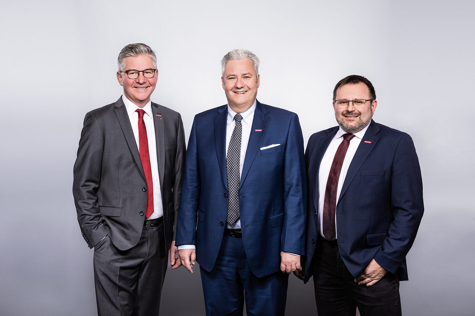 Gruppenbild von Christian Herpich, Matthias Graßmann und Harald Sattler