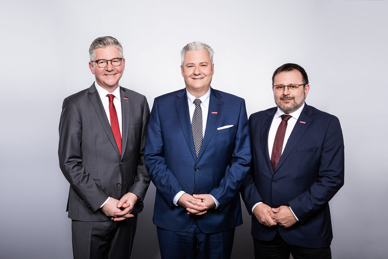 Gruppenbild von Christian Herpich, Matthias Graßmann und Harald Sattler