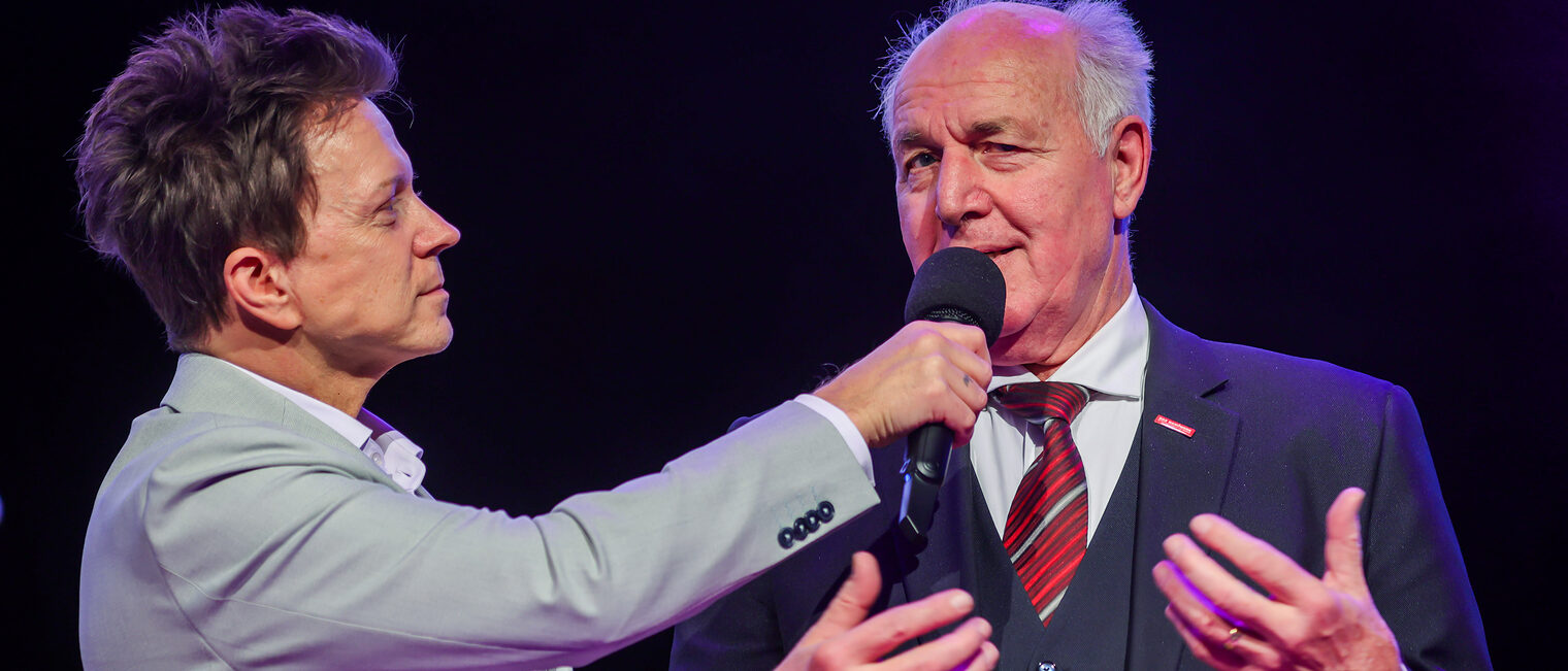 Christian Höreth interviewt BHT-Präsident Peterandl.