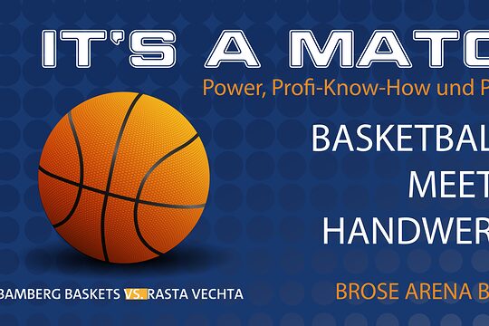 Grafik It's a Match 2026 Basketball meets Handwerk 28.01.2026