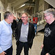 HWK-Geschäftsführer Rainer Beck, HWK-Vorstandsmitglied Jens Beland und HWK-Vizepräsident Michael Herpich unterhalten sich.