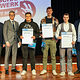 HWK-Präsident Matthias Graßmann, Marco Kemnitzer, Konstantin Schaffer, Tizian Leistner, Jakob Distler und HWK-Hauptgeschäftsführer Reinhard Bauer