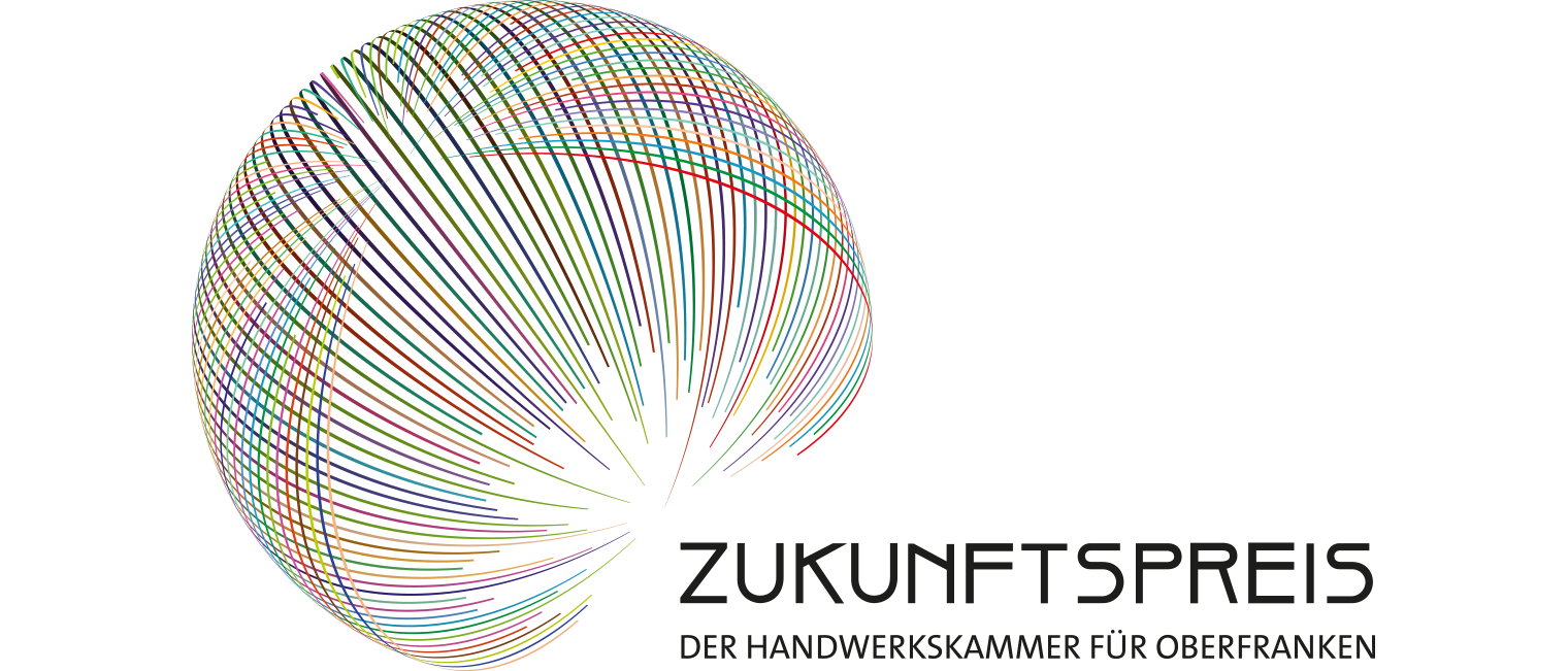 Logo des Zukunftspreises der Handwerkskammer für Oberfranken