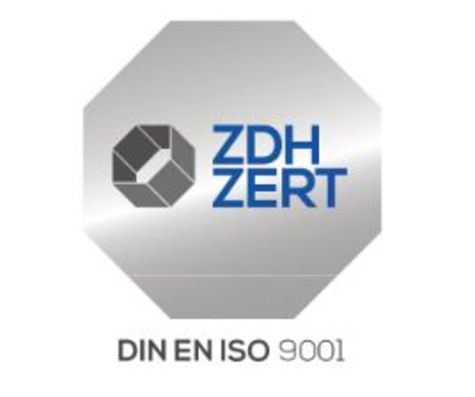 Logo ZDH ZERT DIN EN ISO 9001