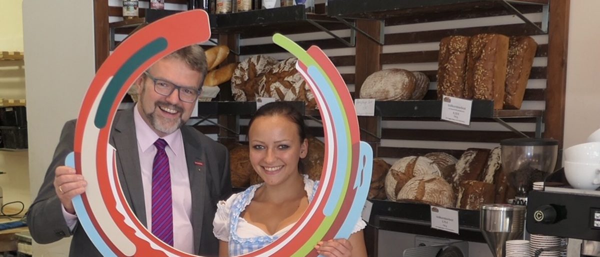 Ein "O" von Oberfranken Offensiv als Gastgeschenk Ein "O" von Oberfranken Offensiv als Gastgeschenk