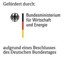 Siegel Gefördert durch Bundesministerium für Wirtschaft und Energie aufgrund eines Beschlusses des Deutschen Bundestages 