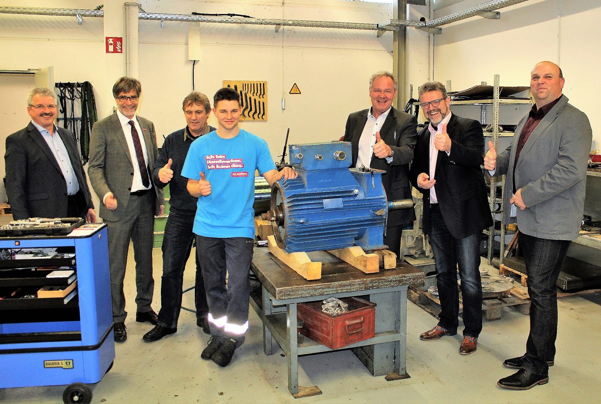 Besuch beim Landessieger Mario Mayer