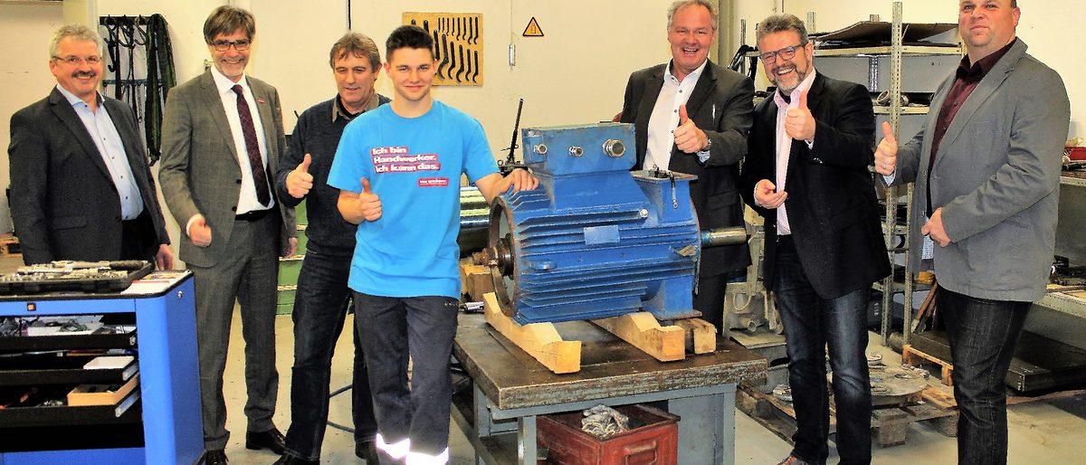 Besuch beim Landessieger Mario Mayer