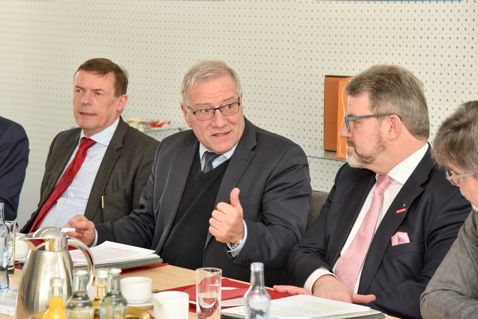 v. l.: Ralf Holtzwart, Johannes Hintersberger, Thomas Zimmer, Thomas Koller