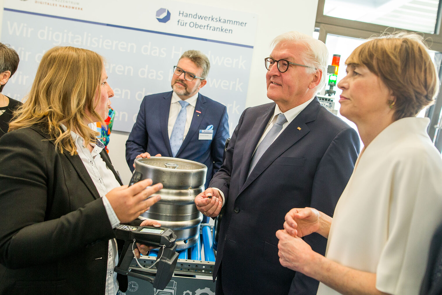 Bundespräsident Steinmeier an der HWK 2