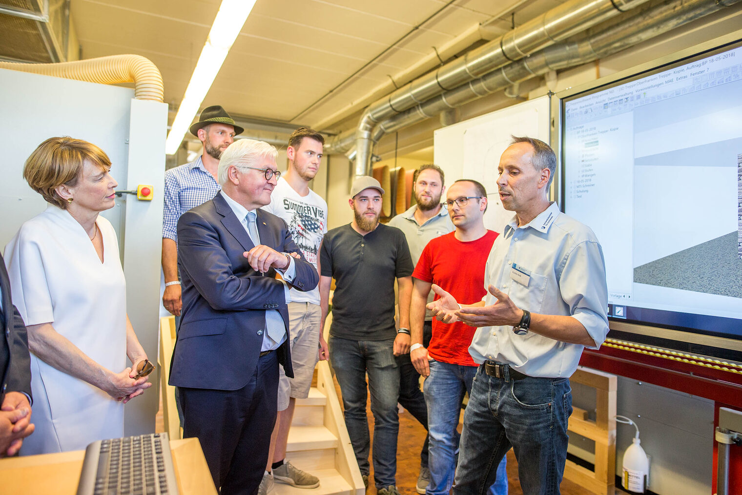 Bundespräsident Steinmeier an der HWK 7