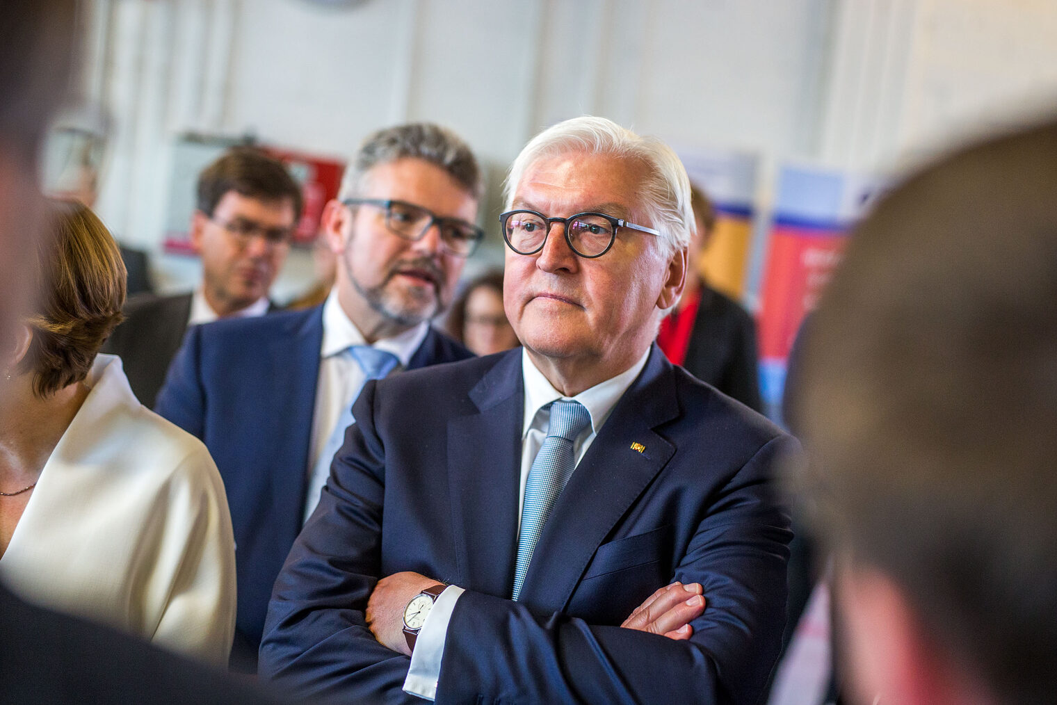 Bundespräsident Steinmeier an der HWK 12