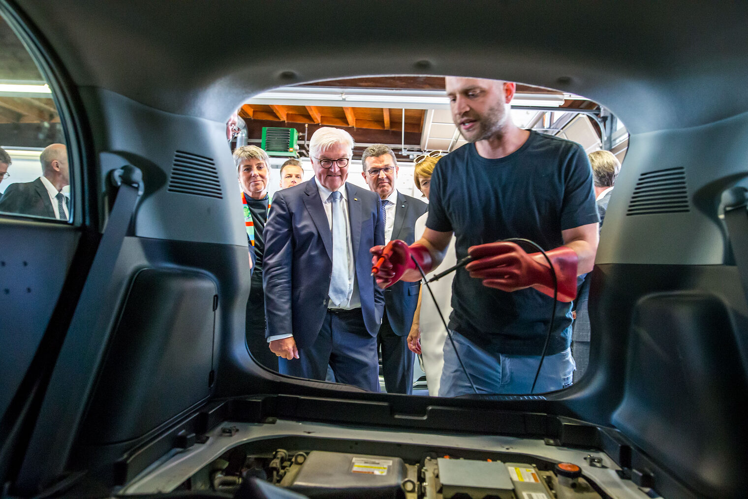 Bundespräsident Steinmeier an der HWK 15