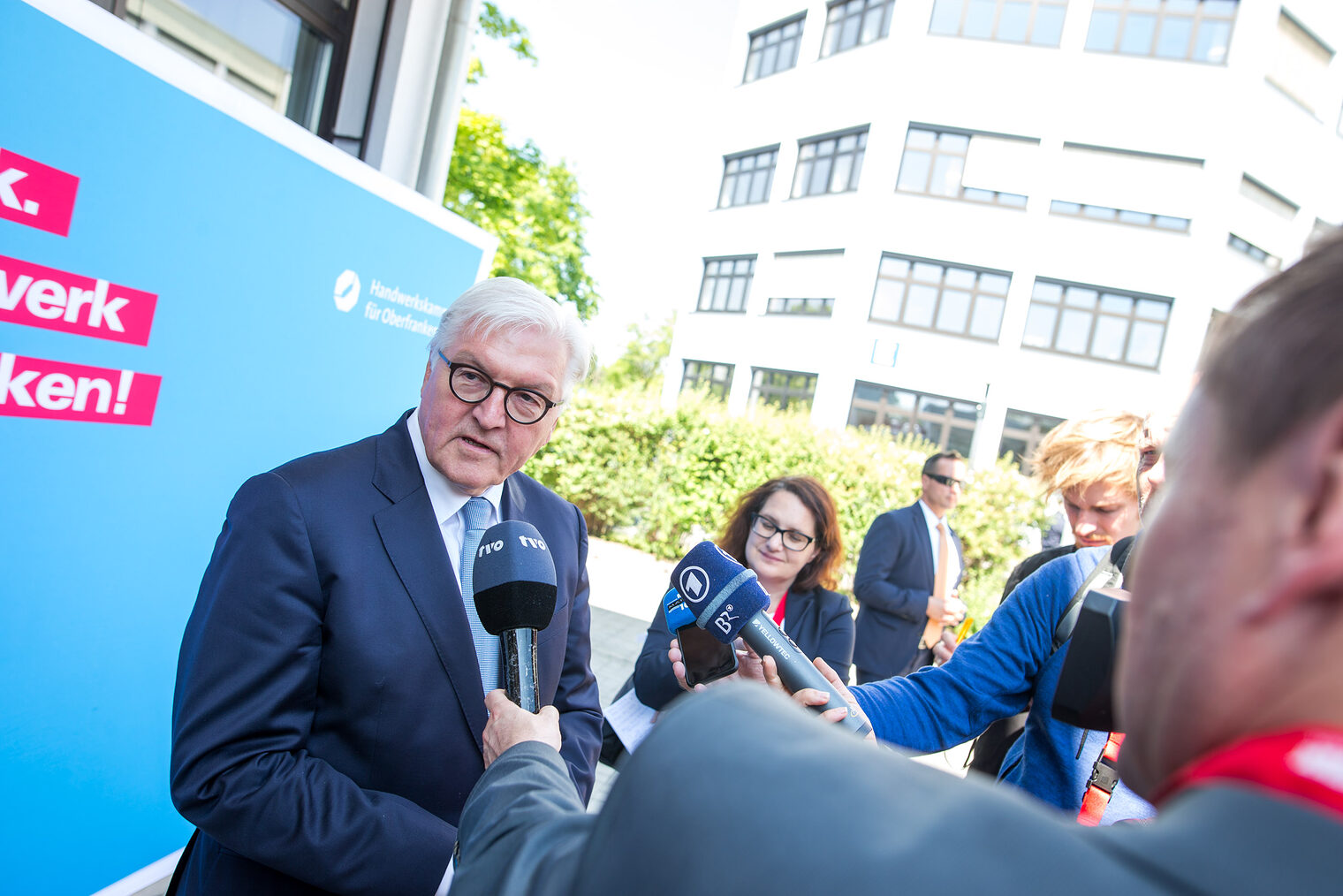 Bundespräsident Steinmeier an der HWK 18