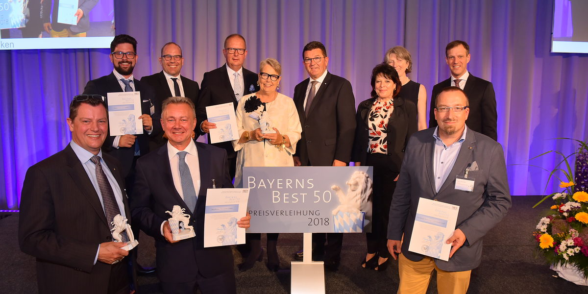 Ausgezeichnete Leistungen des oberfränkischen Handwerks: Bayerns Wirtschaftsminister Franz Josef Pschierer ehrte die Mich. Weyermann GmbH & Co.KG aus Bamberg, die Musikhaus Thomann GmbH aus Burgebrach und die Robert Hofmann GmbH aus Lichtenfels als Bayerns Best 50. Ausgezeichnete Leistungen des oberfränkischen Handwerks: Bayerns Wirtschaftsminister Franz Josef Pschierer ehrte die Mich. Weyermann GmbH & Co.KG aus Bamberg, die Musikhaus Thomann GmbH aus Burgebrach und die Robert Hofmann GmbH aus Lichtenfels als Bayerns Best 50.