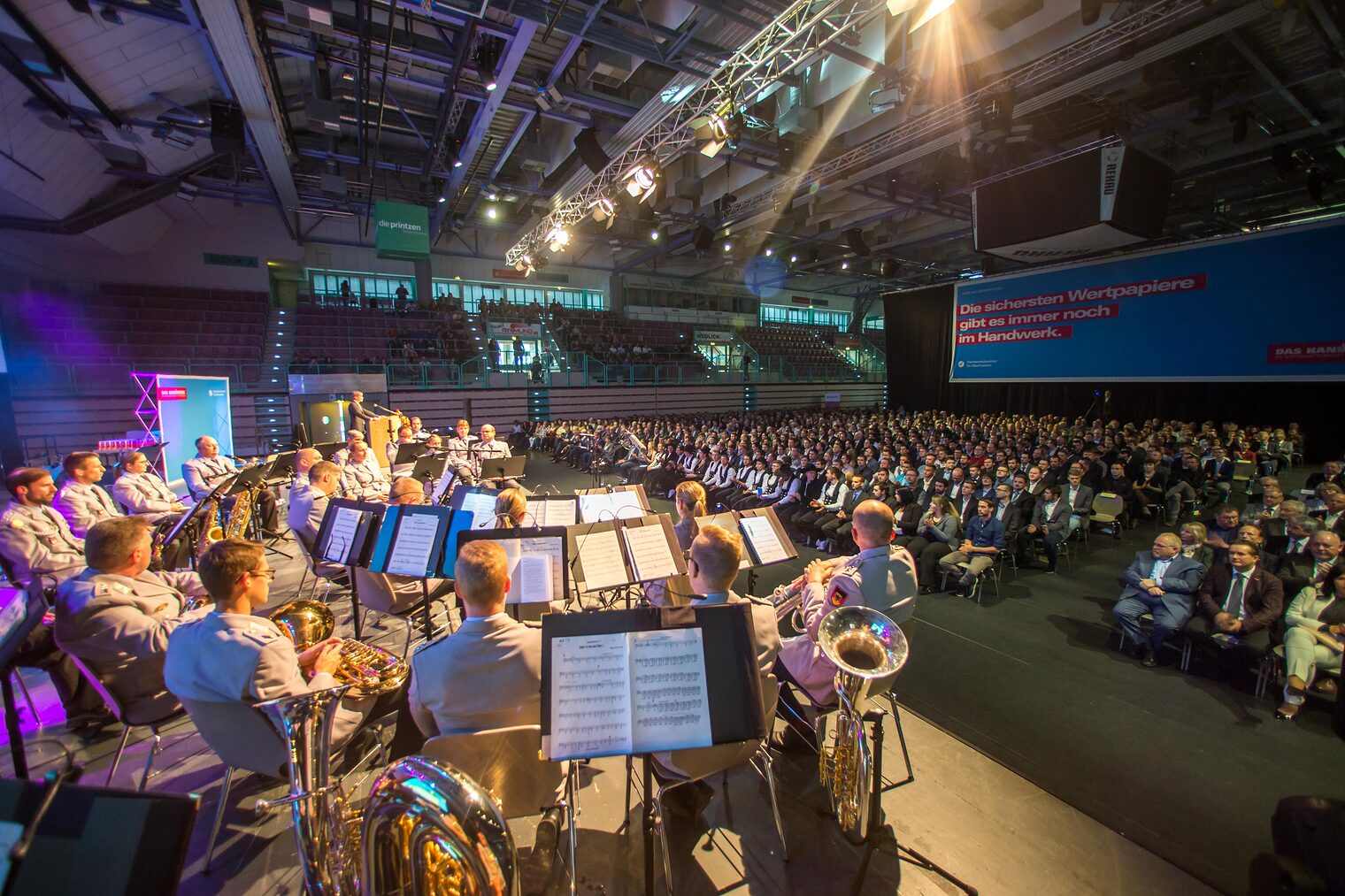 Meisterfeier 2018 der HWK für Oberfranken in der Oberfrankenhalle in Bayreuth mit mehr als 1000 Gästen. 
