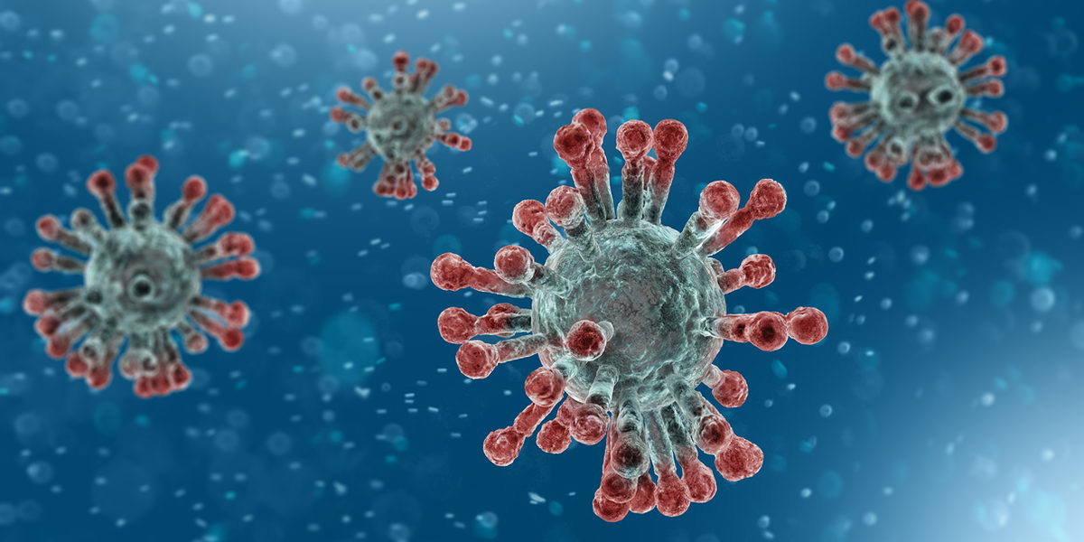 Microscopic view of Coronavirus, a pathogen that attacks the respiratory tract. Analysis and test, experimentation. Sars. 3d render Schlagwort(e): corona,respiratory,medical,mers-cov,middle,prevention,cell,outbr
