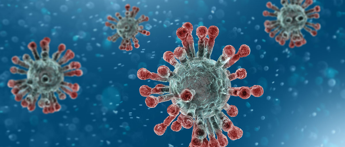 Microscopic view of Coronavirus, a pathogen that attacks the respiratory tract. Analysis and test, experimentation. Sars. 3d render Schlagwort(e): corona,respiratory,medical,mers-cov,middle,prevention,cell,outbr