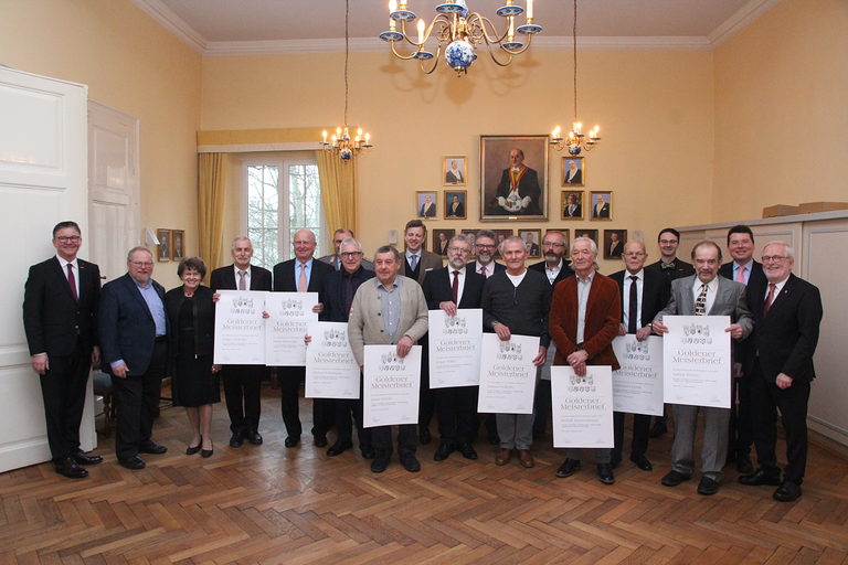 Goldene Meister der Kreishandwerkerschaft Hochfranken