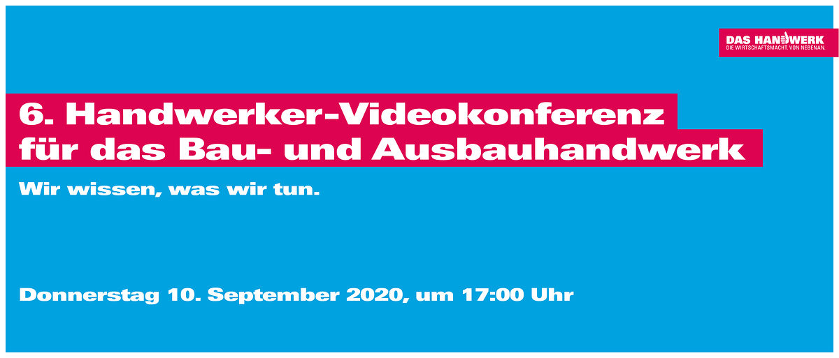 Handwerker-Videokonferenz 2020_Bauhandwerk