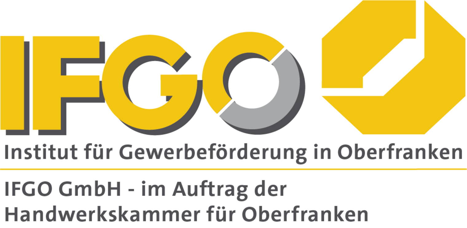 Logo IFGO GmbH Institut für Gewerbeförderung in Oberfranken im Auftrag der Handwerkskammer für Oberfranken